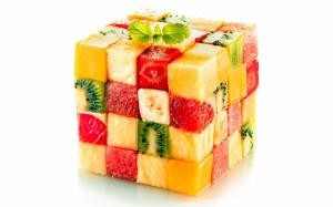 Fruit Salad Cube wallpaper thumb