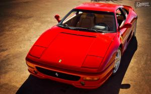 Ferrari, Red Cars, Front View, Cars wallpaper thumb