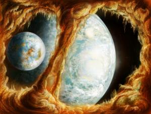 Planets Space Fantasy wallpaper thumb
