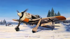 focke wulf fw190 air force fighter Focke FW190 German Germany Luftwaffe sky snow war Wulf WW2 HD wallpaper thumb