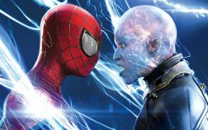 Spiderman vs Electro wallpaper thumb