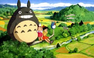 Hayao Miyazaki, My Neighbor Totoro, beautiful countryside wallpaper thumb