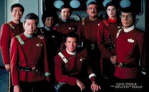Star Trek The Wrath of Khan Cast William Shatner Leonard Nimoy Kirk Spock HD wallpaper thumb
