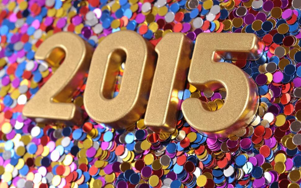 New Year Confetti 2015 wallpaper,festivals / holidays wallpaper,new year wallpaper,festival wallpaper,holiday wallpaper,2015 wallpaper,1680x1050 wallpaper