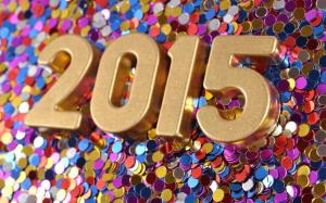 New Year Confetti 2015 wallpaper thumb