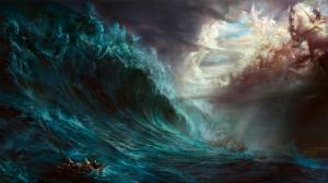 Big Waves Fantasy Image HD wallpaper thumb