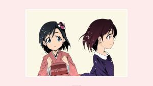 Inue Shinsuke, short hair, anime, anime girls, kimono, Japan, dark hair wallpaper thumb