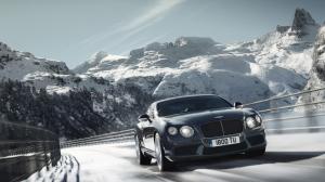 A Bentley Continental Gt In The Alps wallpaper thumb