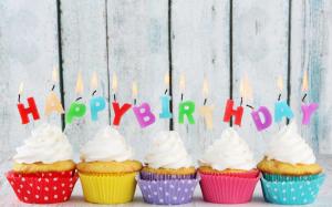 Happy Birthday Cupcakes wallpaper thumb