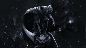 Batman: Arkham Origins Batman Snow Winter HD wallpaper thumb