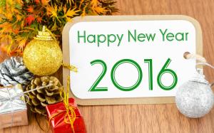 Happy New Year 2016 Decorations wallpaper thumb