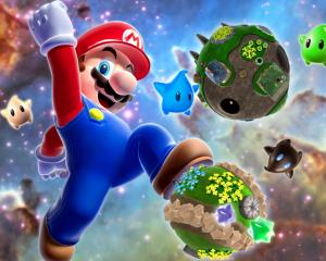 Mario Galaxy Game wallpaper thumb