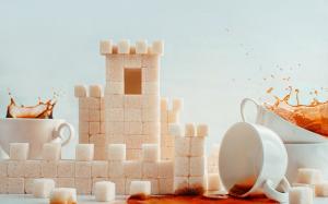 Sugar Cubes and Coffee Cups wallpaper thumb