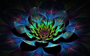 3D Lotus Flower wallpaper thumb