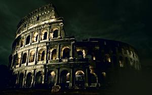 Italy Night Architecture Colosseum wallpaper thumb
