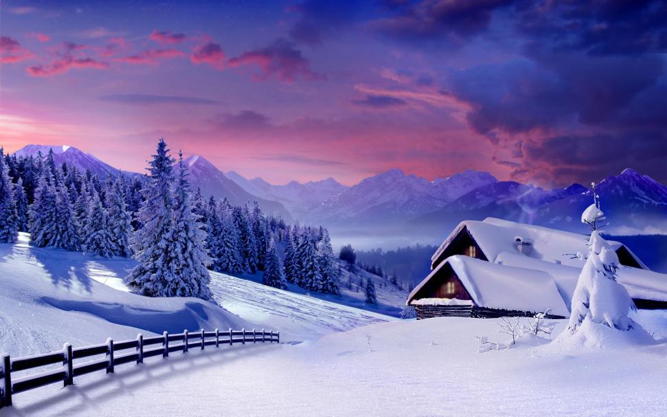 Winter Mountain Laptop Backgrounds wallpaper | nature and landscape |  Wallpaper Better
