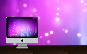 HD iMac Desk wallpaper thumb