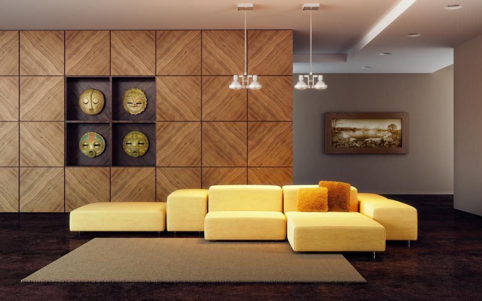 Warm and Modern Living Room wallpaper,sofa HD wallpaper,living HD wallpaper,furniture HD wallpaper,home design HD wallpaper,2880x1800 wallpaper