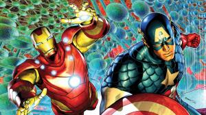 Iron Man Captain America HD wallpaper thumb