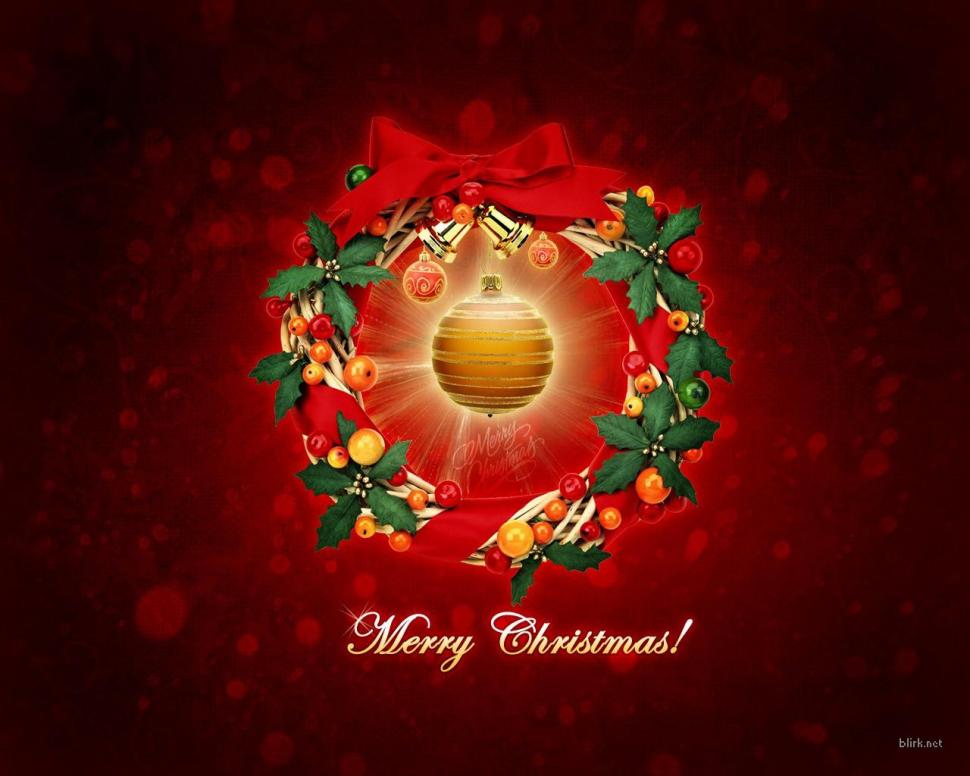 New year, christmas, wreath, sphere, congratulation wallpaper,new year wallpaper,christmas wallpaper,wreath wallpaper,sphere wallpaper,congratulation wallpaper,1280x1024 wallpaper