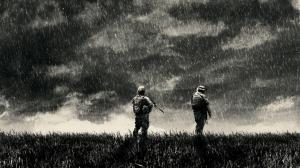 Soldiers in the rain wallpaper thumb
