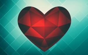 Red Heart Triangle wallpaper thumb