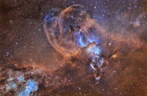 NGC 3576 Star wallpaper thumb