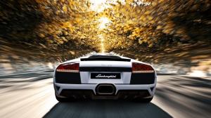 Lamborghini Murcielago Motion Blur HD wallpaper thumb