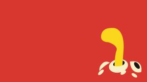 Shuckle, Minimalism, Red Background wallpaper thumb