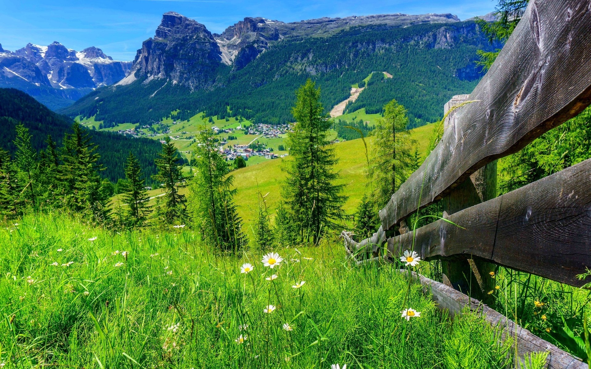 Spring Mountain Landscape wallpaper | nature and landscape | Wallpaper