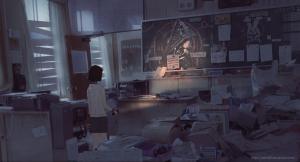 Anime Girls, Silent Hill 2, Pyramid Head, Classroom, Flashlight, Abandoned wallpaper thumb