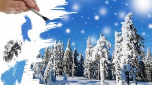 Paint A Winter Picture wallpaper thumb