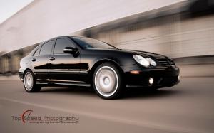 Black 2005 Mercedes-benz C55 Amg wallpaper thumb