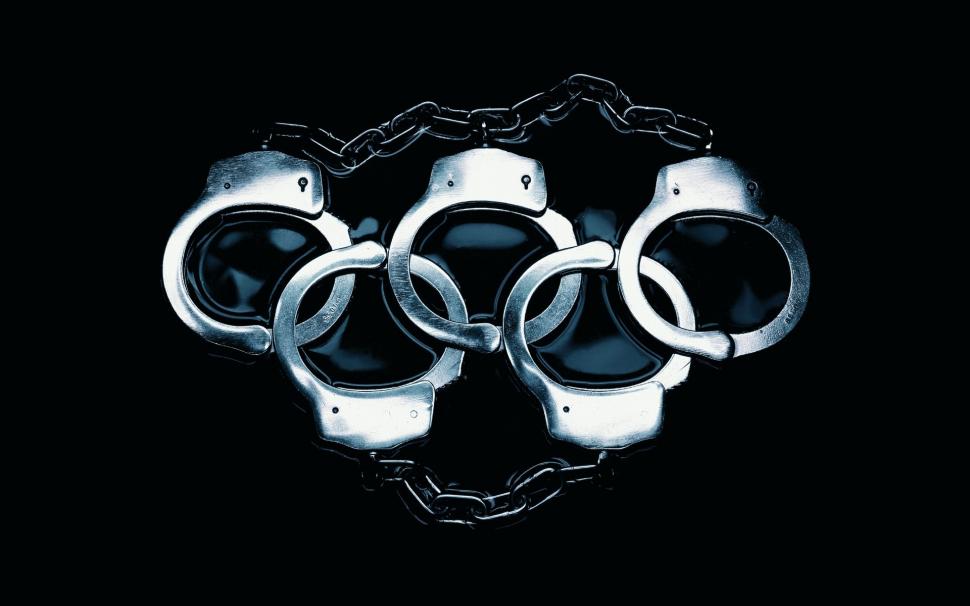 Handcuffs like olympic five rings wallpaper,Handcuffs HD wallpaper,Like HD wallpaper,Olympic HD wallpaper,Five HD wallpaper,Rings HD wallpaper,1920x1200 wallpaper