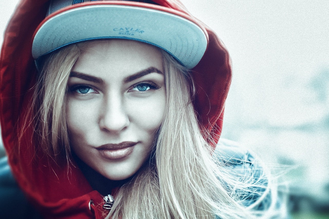 Women Face Portrait Blonde Smiling Hat Wallpaper Girls Wallpaper Better 