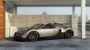 Bugatti Veyron Grand Sport supercar side view wallpaper thumb