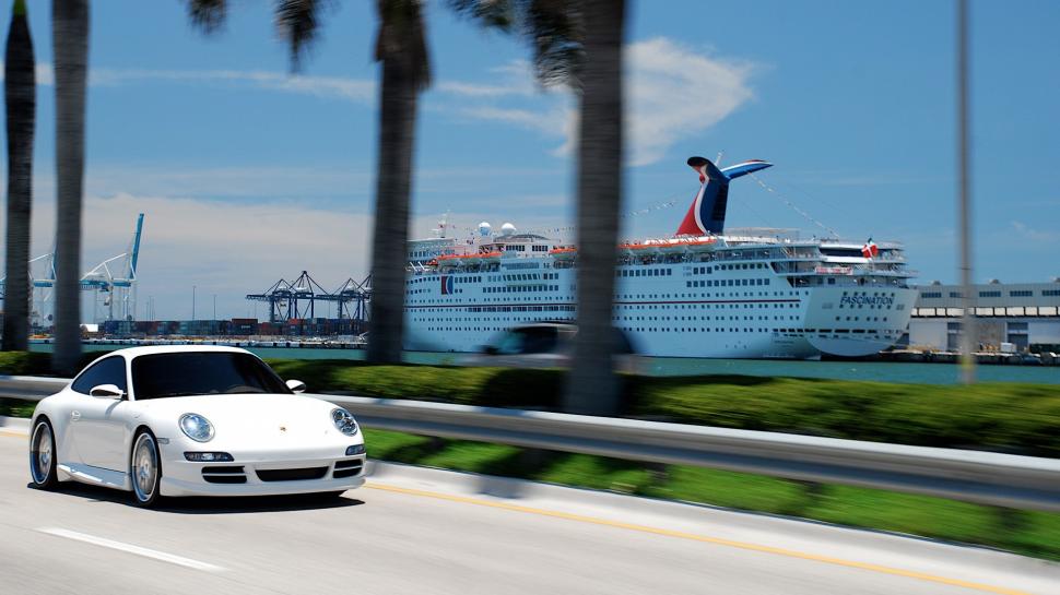 Porsche Motion Blur Cruise Ship Ship HD wallpaper,cars HD wallpaper,blur HD wallpaper,motion HD wallpaper,porsche HD wallpaper,ship HD wallpaper,cruise HD wallpaper,1920x1080 wallpaper