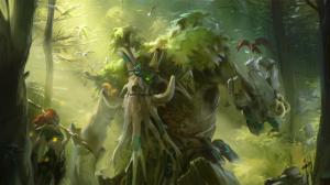 enchantress, treant protector, dota 2, tree, forest, green, valve wallpaper thumb