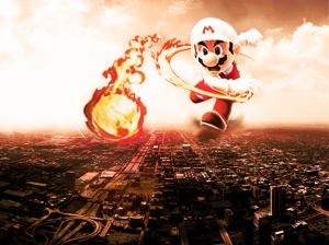Fireball Mario Nintendo HD wallpaper thumb