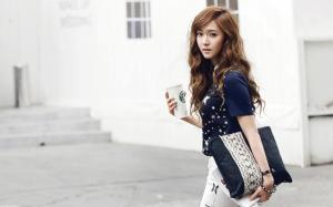 Girls Generation, Jessica, coffee wallpaper thumb
