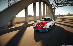 Porsche Motion Blur HD wallpaper thumb
