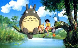 Hayao Miyazaki, My Neighbor Totoro, happy fishing wallpaper thumb