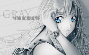 Girl with blue eyes wallpaper thumb