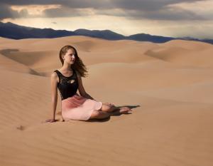 Women, Sand, Desert, Model wallpaper thumb