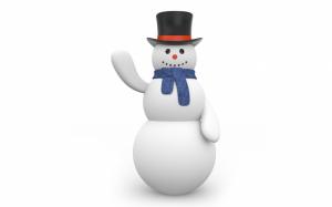 Merry Christmas Snowmen wallpaper thumb