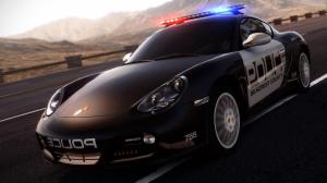 Police Porsche wallpaper thumb