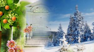 Door To Winter Beauty wallpaper thumb