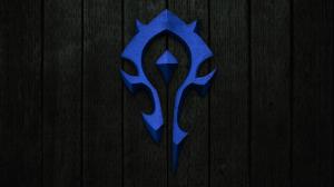 world of warcraft, symbol, background, blue wallpaper thumb