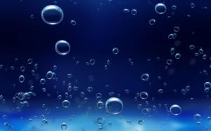 Blue Bubbles wallpaper thumb