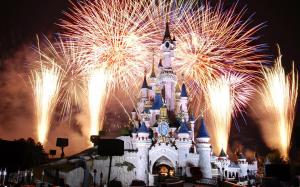 Disneyland Paris fireworks wallpaper thumb